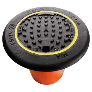 400/315 Rund Tät PUR Segjärn Låsarmar D400