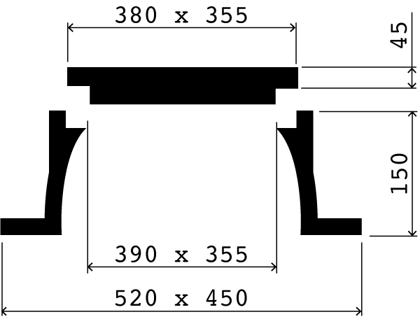 A1 Fast Gråjärn C250 - Bild 2