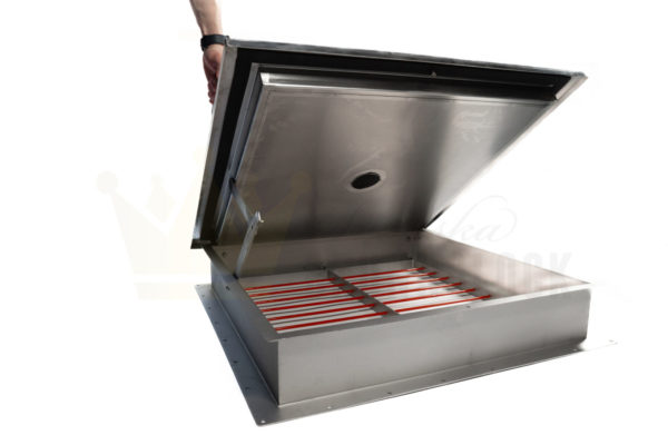 Rostfri Lucka  800x800 mm isolerad - Bild 9