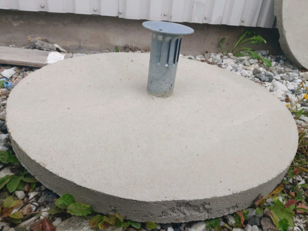 Betonglock 1000 med luftningsventil