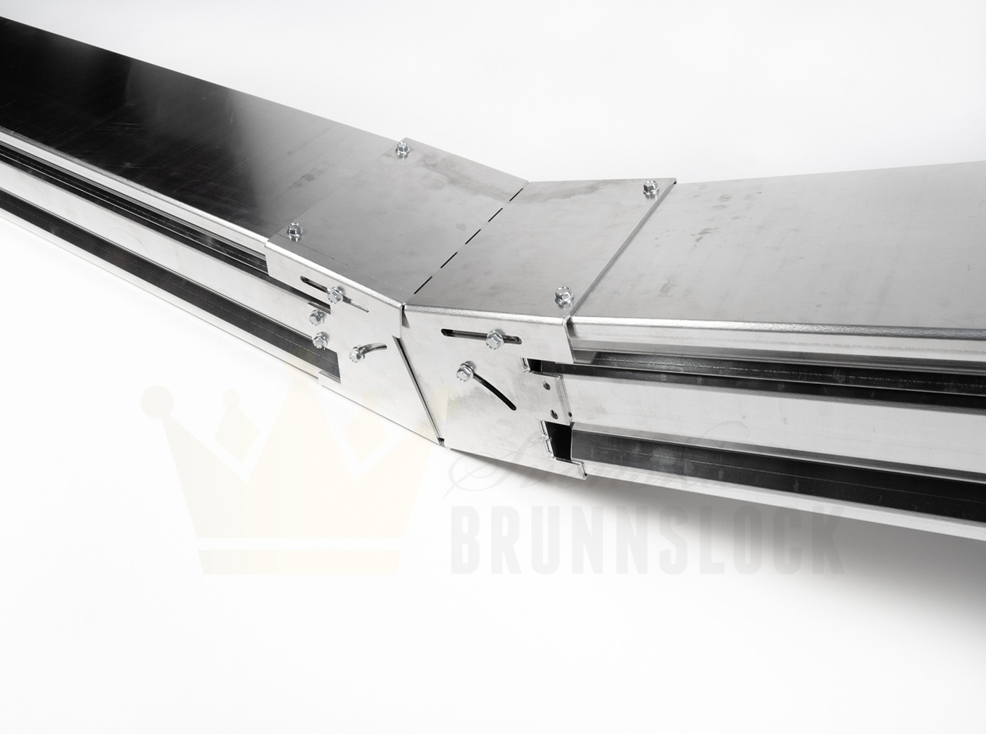Profilé aluminium en F 9.1 mm au mètre mg-0611 penn elcom