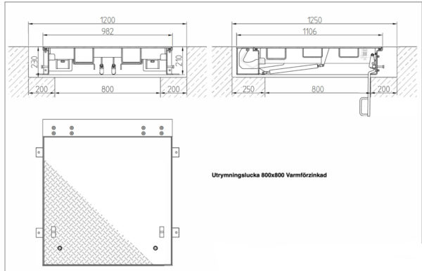 Evakueringslucka - Bild 2